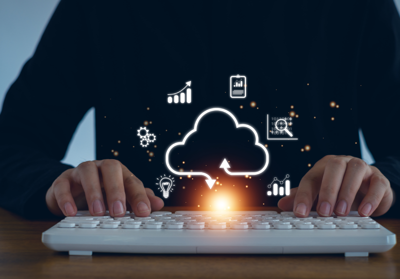 digital-transformation-change-management-smart-industrycloud-technology-data-storage-customer-service-management-networking-internet-service-concept